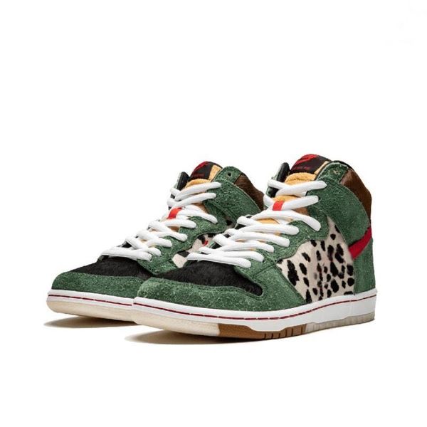 

sb new chunky dunk walk the dog high green men women outdoor shoes skate shoes sports shoes ing