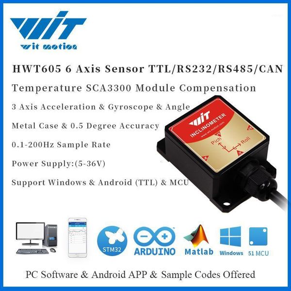 

activity trackers hwt605 -grade 0.05Â° sensor 3 axis angle & ip67 waterproof anti-vibration temperature compensation1