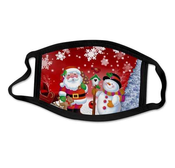 

маски детские лося печатная снежинка лицо моющийся взрослый крышка рождество мода анти лицо санта-пыль клаус маски маски рот дышащий wmtnj