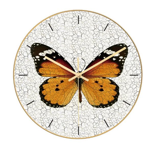 

wall clocks nordic style colorful creative butterfly quartz clock modern fantastic abstract art for home decor