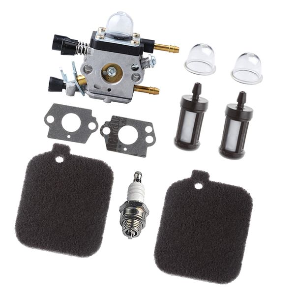 

carburetor gaskets air filter spark plug for stihl bg45 bg46 bg55 bg65 bg85 sh55 sh85 leaf blower zama c1q-s68g