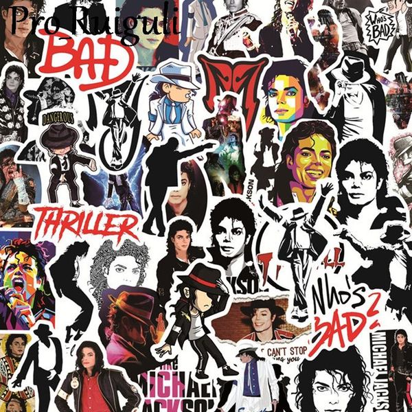 

50шт rock singer детей скрапбукинг наклейки водонепроницаемый пвх скейтборд гитара чемодан смешные граффити наклейки дети классический bbyxn