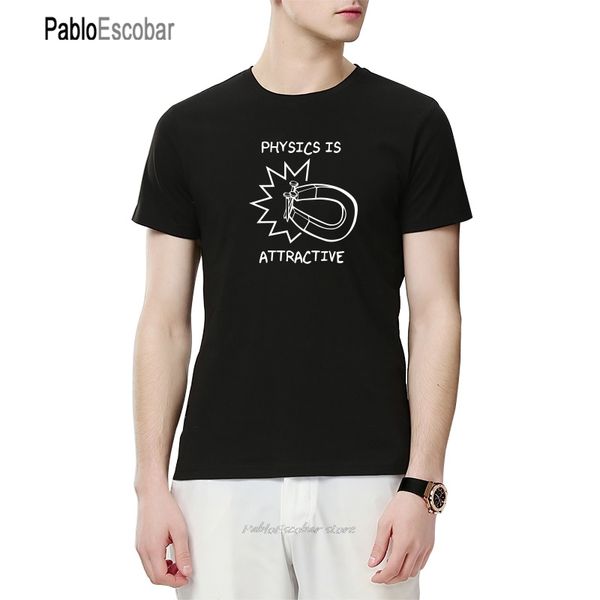 

physics is attractive funny print men summer new casual short sleeve humor physicist gift hoodie designers t shirts sweatshirt