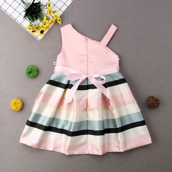 

pudcoco 3-9y princess kid girls dresses one shoulder bow tutu dress kid dress for girl party elegant wedding dress girl sqchfk