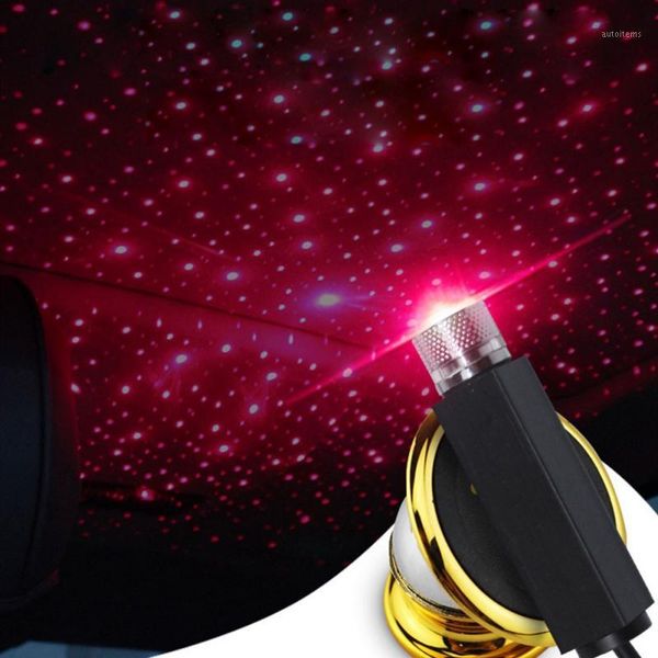 

usb auto decoration night galaxy lamp car roof star light interior mini led starry laser atmosphere ambient projector lights1