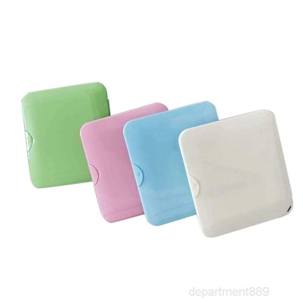 

a-outdoor portable dustproof face shield mask storage box waterproof masks cover organizer holder owc1267