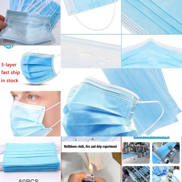 

protection dhl disposable masks 3ply non-woven and personal health mask with earloop mouth face outletqcby