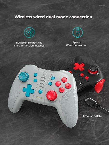 

wireless bluetooth gamepad nfc for switch ns pro /switch lite/pc d /x controller, gamepads with programmable vibration function1