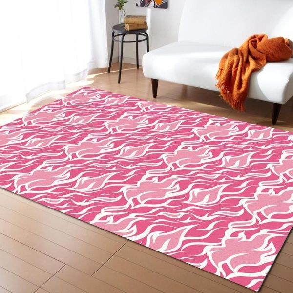 

classic geometric brown pattern modern carpets for living room rectang rugs large anti-slip safety carpet1