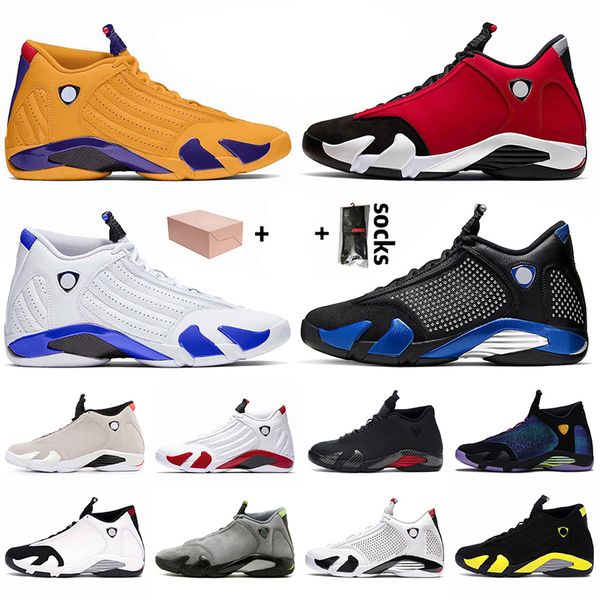 

with box new jumpman 14 university gold gym red 14 14s basketball shoes hyper royal black blue doernbecher black toe mens sneakers, White;red