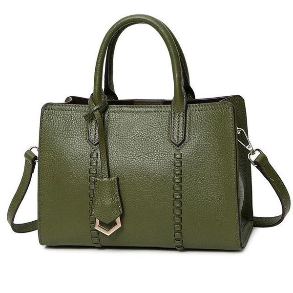 

ladies 100% genuine leather bag luxury handbags women bags designer women's leather handbags big satchel female shoulder bag