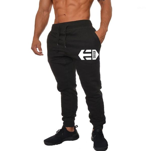 

men long casual track pants 2019 new fashion hip hop fitness streetwear trousers joggers thin sweatpants pantalon homme1, Black