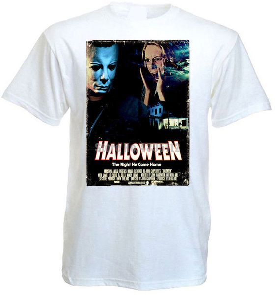 

halloween v.11 t shirt white movie poster all sizes s-5xl sport hooded sweatshirt hoodie