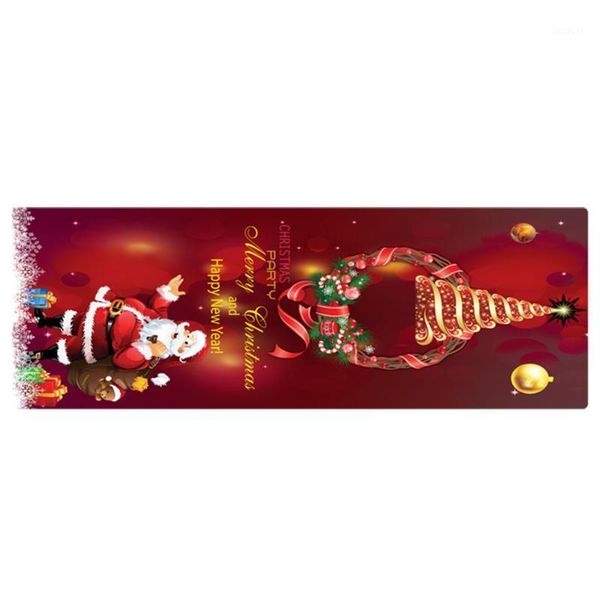 

merry christmas welcome doormats indoor home carpets decor 40x120cm1