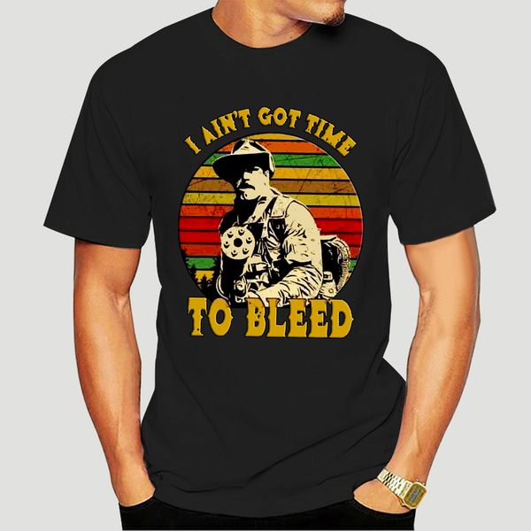 

blain predator i ain got time to bleed vintage black cool casual pride fashion 1166d sport hooded sweatshirt hoodie t shirt