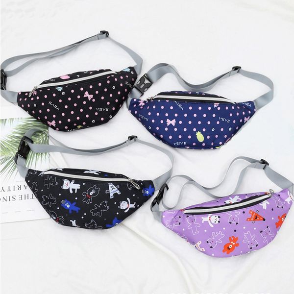 

fashion girl fanny pack leisure waist bag chessboard style design women's chest bags banana style travel crossbody bag