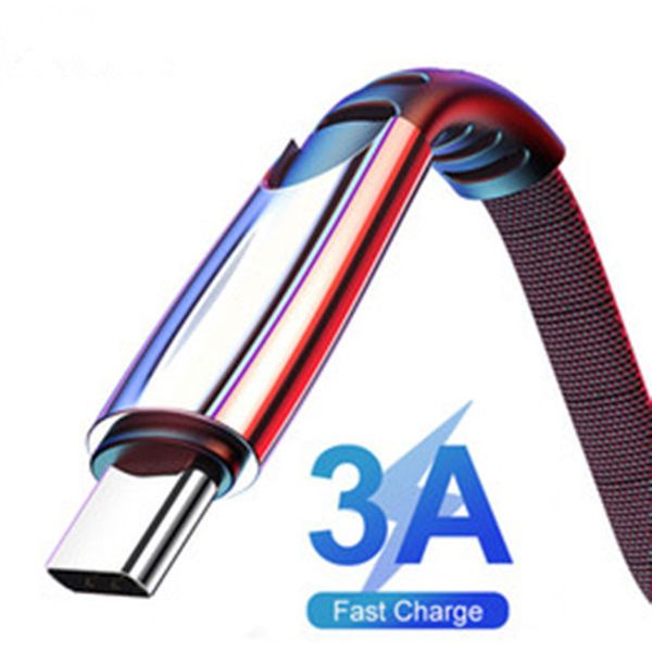 

3a usb type c cable fast charge wire type-c for samsung galaxy xiaomi huawei mobile phone usb c usb-c cable charger cord