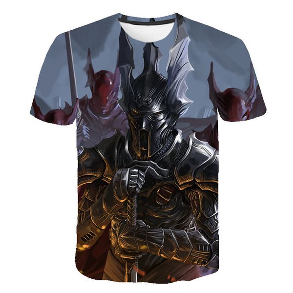

hero overlord retro print 3d print shirts kawaii humor plus size men clothing
