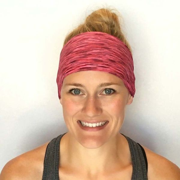 Corsa sport fitness yoga fascia per capelli fascia elastica per assorbimento del sudore fascia elastica accessori per capelli da donna GD1188