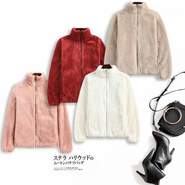 

new women jacket coat casual fashion warm comfortable autumn jackets women jacket elegant chic young student street coat 20211, Black;brown