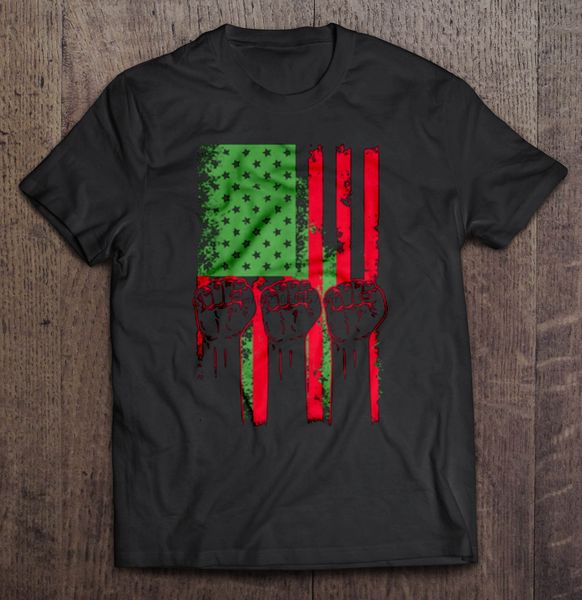 

men t shirt fist raised and proud american flag women t-shirt sport hooded sweatshirt hoodie