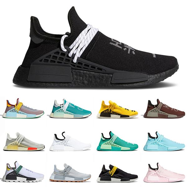 

classic nmd mens human race fashion pharrell williams triple black chocolate extra eye orange cream pink runner womens sneakers sports