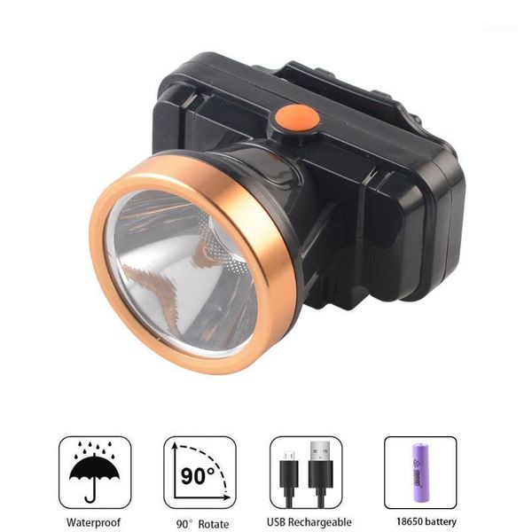 

rechargeable safety waterproof helmet led lenser miner mining headlamp1