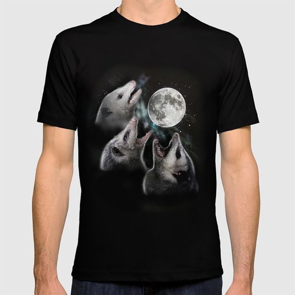 

3 opossum moon t shirt humor opossums moon possum triple moon hiss scream digital sport hooded sweatshirt hoodie