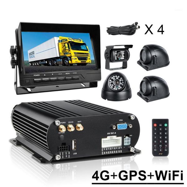 

systems mobile dvr kit 4ch 2tb hdd 1080p 4g gps wifi bus surveillance taxi video recorder with 4pcs ahd 2.0mp truck camera 7inch monitor1