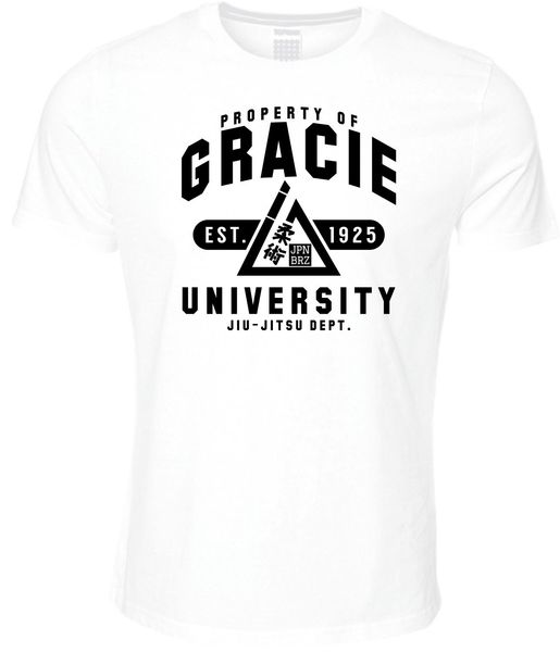 

sport 2019 new mens brazilian jiu jitsu gracie university t-shirt clothing martial arter bjj tee shirts