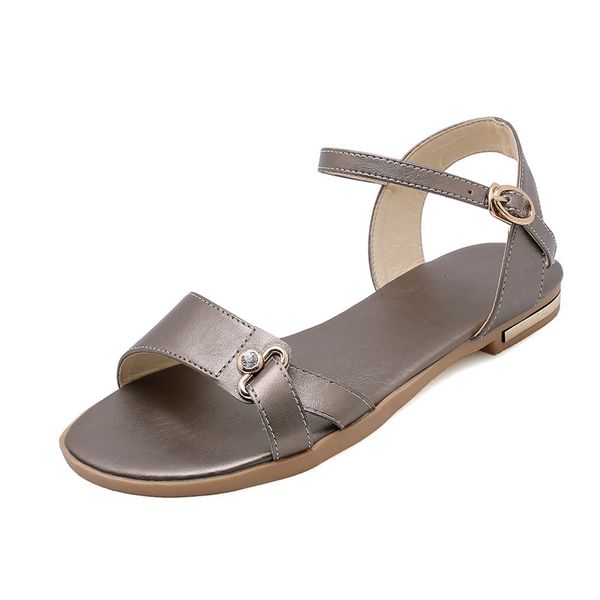 

new 2021 sale woman genuine simple fashion women's beach shoes 9usj, Black