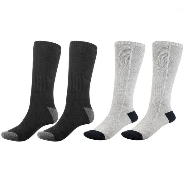 

sports socks heated 3 modes rechargeable foot warmer electric with battery keep warm comfort comfortable1, Black