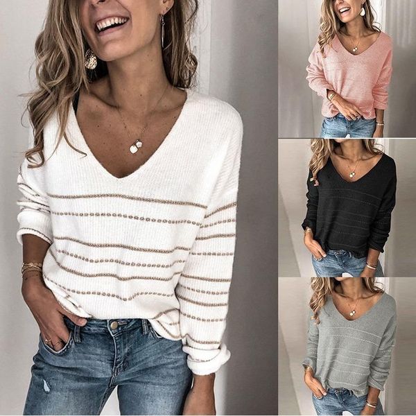 

women's sweaters 2021 stylegeometric pattern argyle pullovers loose oversized o-neck knitted woman jumper mujer, White;black