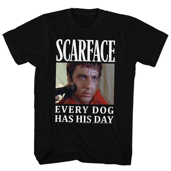 

scarface men's short sleeve black doge hoodie designers t shirts sweatshirt