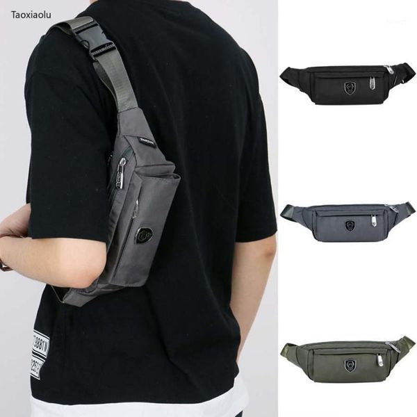 

2021 new fashion men waist fanny pack bum bag coin pouch travel sports purse satchel man waist pack belly bags purse belt bag1