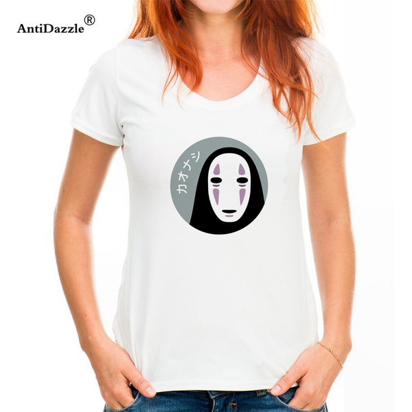 

неослепляющее женщин harajuku нет face человек женский повседневный tops женская новизны шаржа отпечатано с коротким рукавом спортивные толс