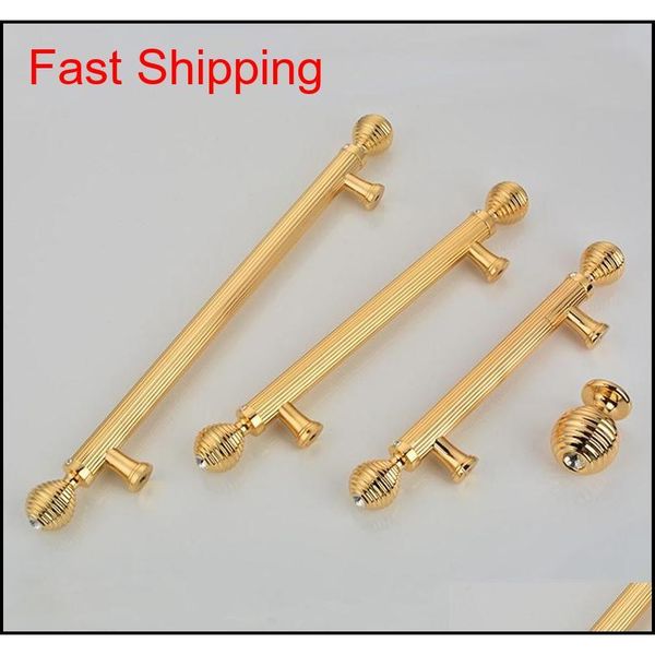 

luxury crystal kitchen cabinet knobs pulls set gold drawer dresser wardrobe cupboard knobs pull h qylyky packing2010