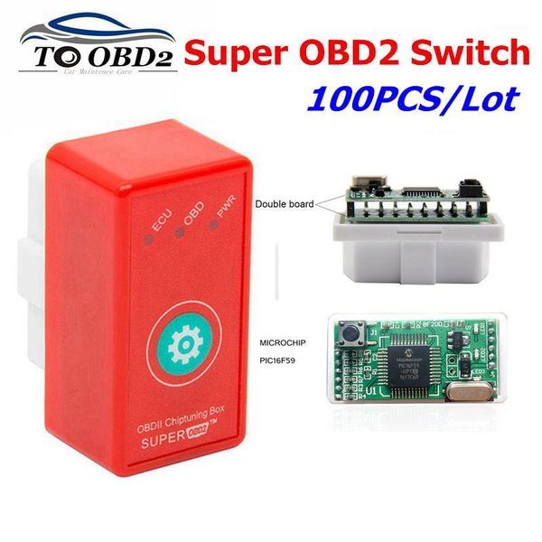 

100pcs/lot super obd2 nitroobd2 for diesel/benzine cars nitroobd2 chip tuning box more power & torque nitro obd plug & drive1