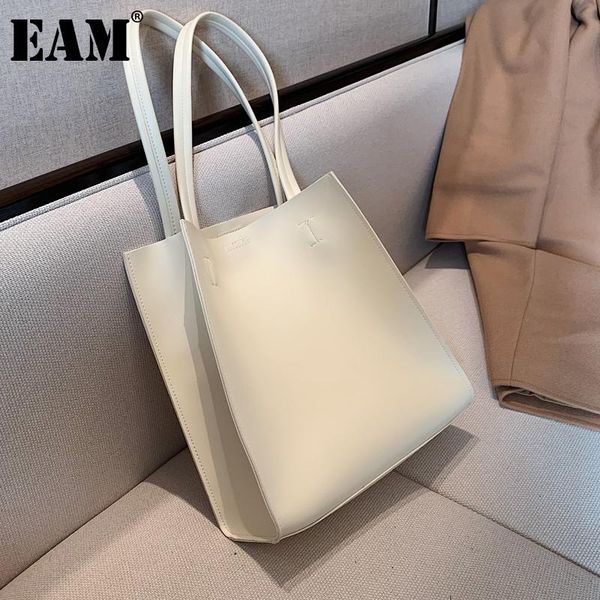 

cross body [eam] women brief elegant soft pu leather tote bag personality all-match crossbody shoulder fashion tide 2021 18a1530