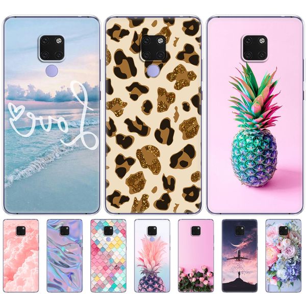 

case pro transparent soft silicon phone for huawei mate 20 x coque cover full 360 protective shell