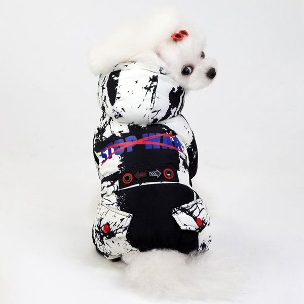 

4 legged winter warm dog cotton-padded clothes autumn winter coat