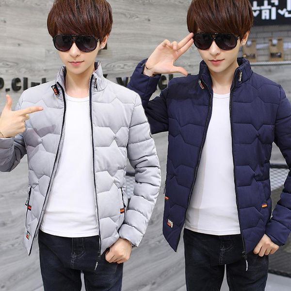 

13 boys 14 winter 15 hooded down 16 junior 17 teenagers 18 senior high school students cotton padded jaet, Black