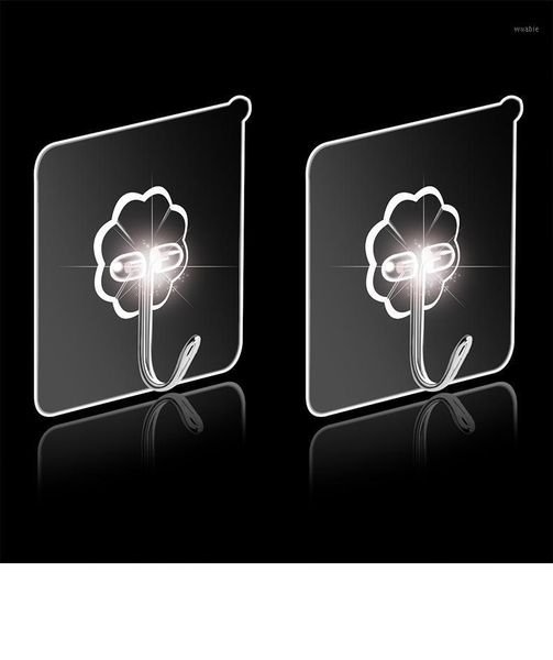 

strong adhesive hook wall hanging kitchen hooks stickers punching hooks1