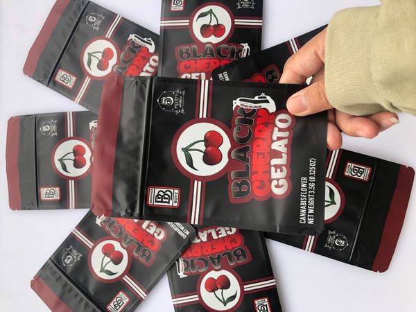 

edibles bag 0.125oz bags black grenadine snowman cherry ave packaging 3.5g collina bags sf california flower mylar mylar gelato sqcwc