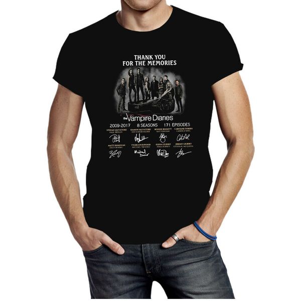 

thank you for the memories the vampire diaries signature new fashion cool casual hoodie designers t shirts sweatshirt
