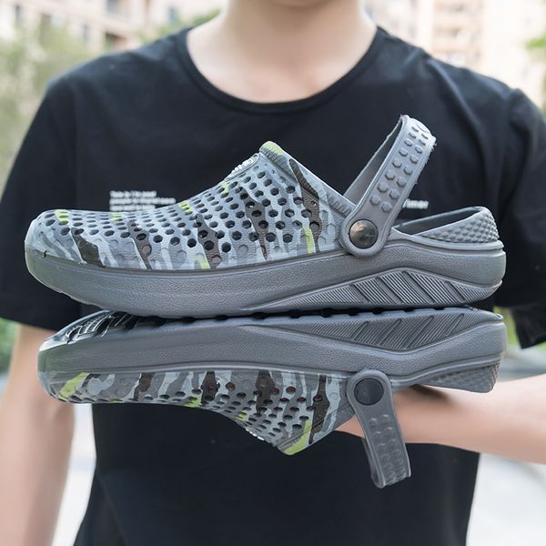 

new 2020 man shoes sandals summer fashion shoe breathable sandal soft lightweight beach casual comfortable men anti-slip sandals y200702, Black