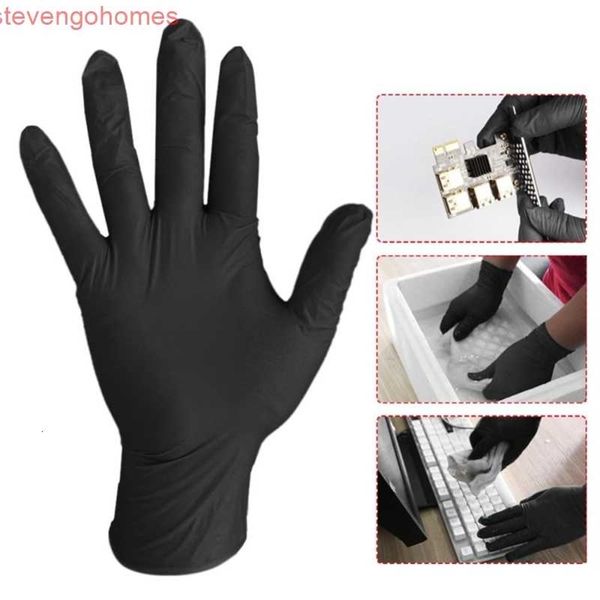 

factoryhe38100pcs motorcycle nitrile latex cleaning gloves household desechables medicos guantes de nitrilo
