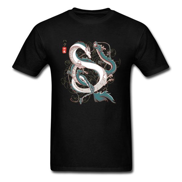 

japanese dragons for spirited away printed short sleeve prevailing mens tshirt o neck tees sport hooded sweatshirt hoodie men t shirt