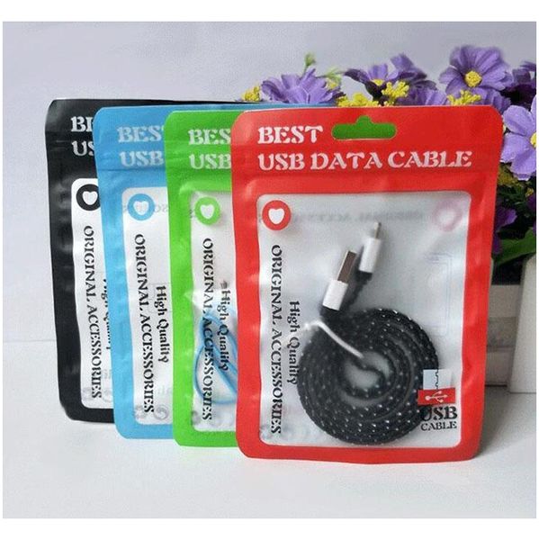 

10.5x15cm plastic poly bags opp packing zipper lock package accessories pvc retail boxes handles for usb cable cel jllpgf mx_home