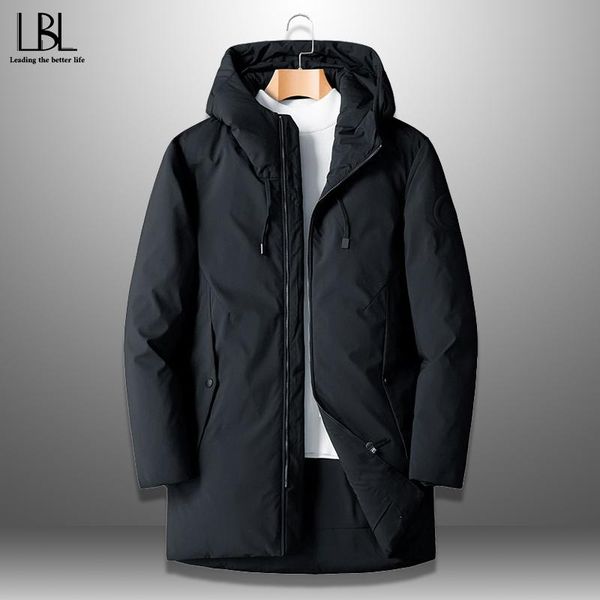 

90% down jackets men winter jacket men fashion thick warm parkas white duck down coats casual man waterproof jackets male, Black